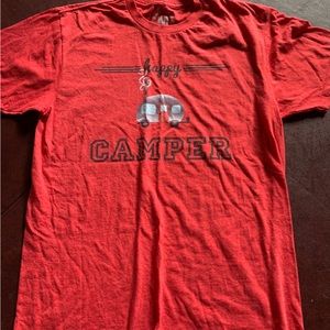 Camping themed t-shirt